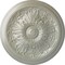 Ekena Millwork Vienna Ceiling Medallion (Fits Canopies up to 3 1/4"), Hand-Painted Flash Copper, 16 7/8"OD x 5/8"P CM17VIFCS - alternate 1